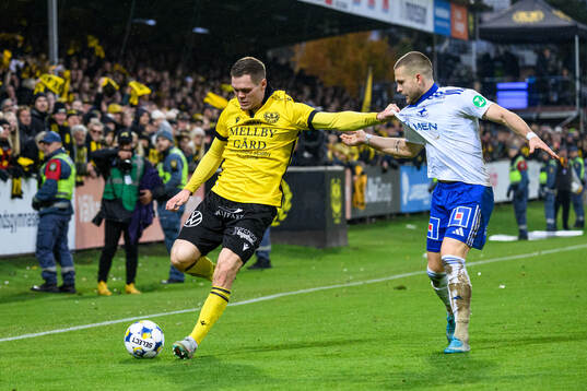 Mjällbys Jacob Bergström och IFK Norrköpings Amadeus