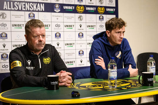 Mjällbys tränare Anders Torstensson och IFK Norrköpings