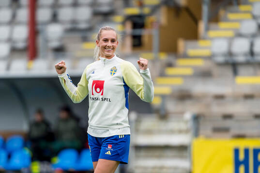 Bläddra bland fler bilder av Fotboll, U23, Sverige, Träning