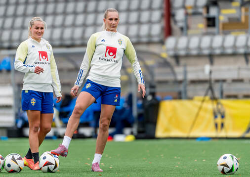 Johanna Svedberg och Ellen Wangerheim