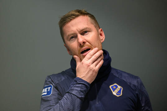Halmstads tränare Johan Lindholm