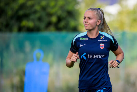 Emilie Woldvik of the women's national football team of