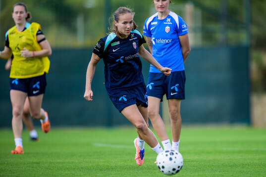 Guro Reiten and of the women's national football team of
