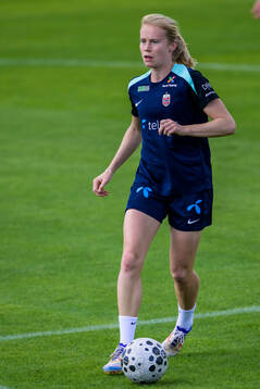 Julie Blakstad of the women's national football team of