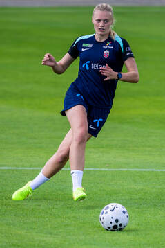 Mathilde Harviken of the women's national football team of