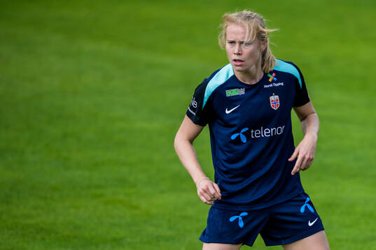 Julie Blakstad of the women's national football team of