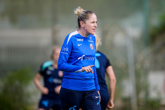 Head coach Gemma Grainger of the women's national football
