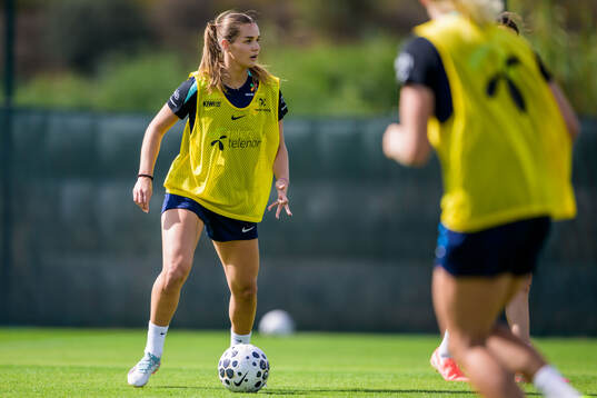 Andrea Norheim of the women's national football team of