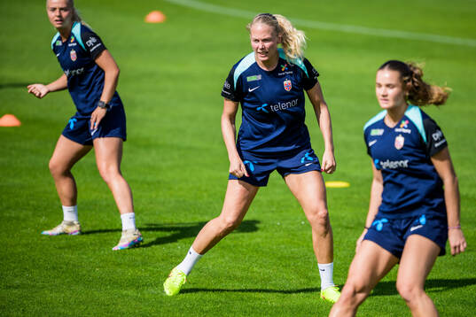 Guro Bergsvand of the women's national football team of