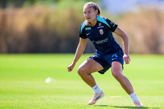 Marit Bratberg Lund of the women's national football team