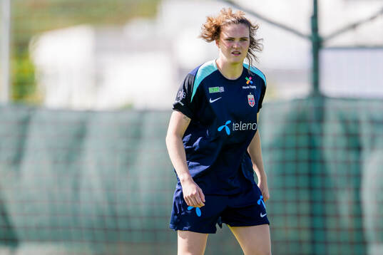 Signe Gaupset of the women's national football team of