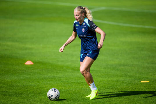 Guro Bergsvand of the women's national football team of