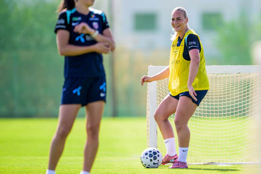 Cathinka Tandberg of the women's national football team of
