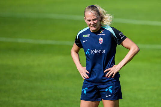 Guro Bergsvand of the women's national football team of