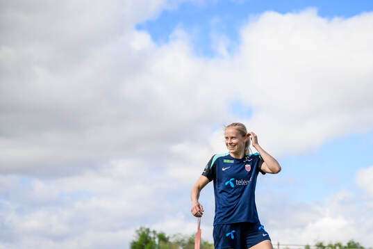 Julie Blakstad of the women's national football team of