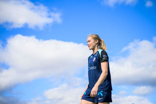Julie Blakstad of the women's national football team of