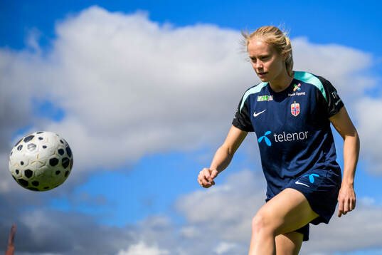 Julie Blakstad of the women's national football team of