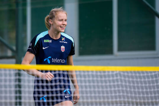 Julie Blakstad of the women's national football team of