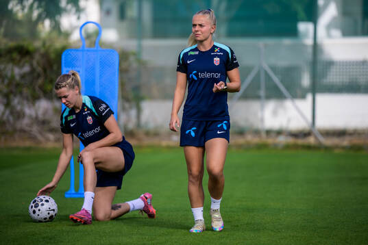 Emilie Woldvik of the women's national football team of