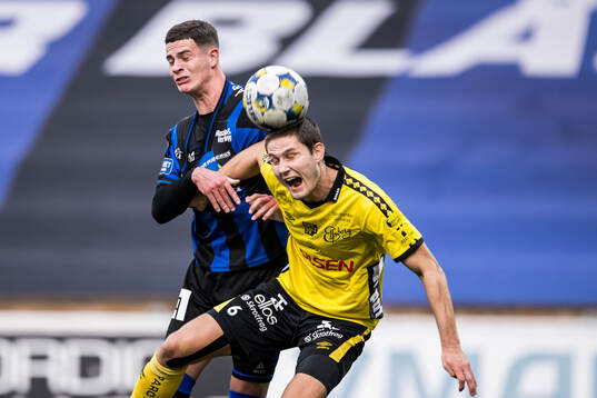 Sirius Robbie Ure och Elfsborgs Rasmus Wikström