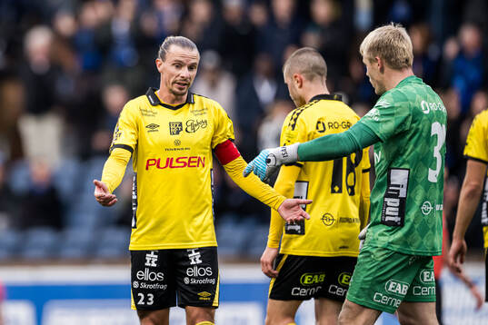 Elfsborgs Niklas Hult deppar