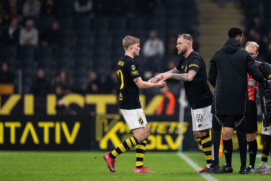 AIKs Erik Hovden Flataker och John Guidetti