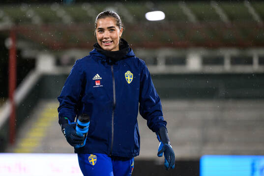 Goalkeeper Ebba Steen of Sweden