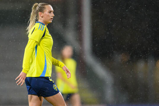Ellen Wangerheim of Sweden looks dejected