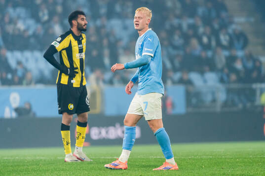 Malmö FFs Otto Rosengren deppar