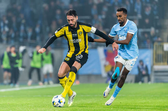Hammarbys Nahir Besara och Malmö FFs Taha Ali