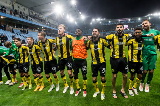 Hammarbys Victor Eriksson, Nahir Besara, Montader Madjed,