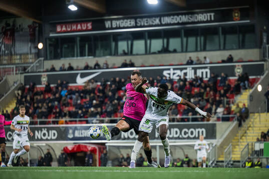 Brommapojkarnas Even Hovland och GAIS Ibrahim Diabate