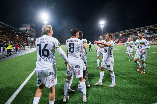 under fotbollsmatchen i Allsvenskan mellan Brommapojkarna