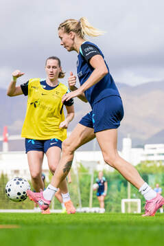 Elisabeth Terland and Ada Hegerberg