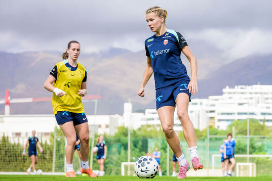 Elisabeth Terland and Ada Hegerberg