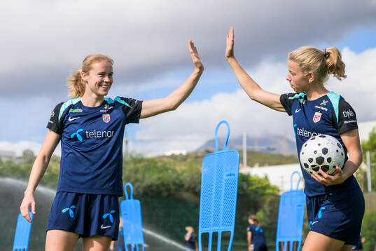 Julie Blakstad and Justine Kielland