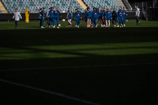 Players of the Swedish women's national football team