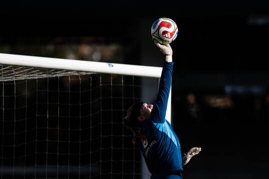 Goalkeeper Tove Enblom of the Swedish women's national