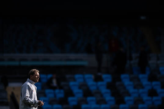 Head coach Tony Gustavsson of the Swedish women's national