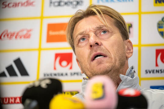 Head coach Tony Gustavsson of the Swedish women's national