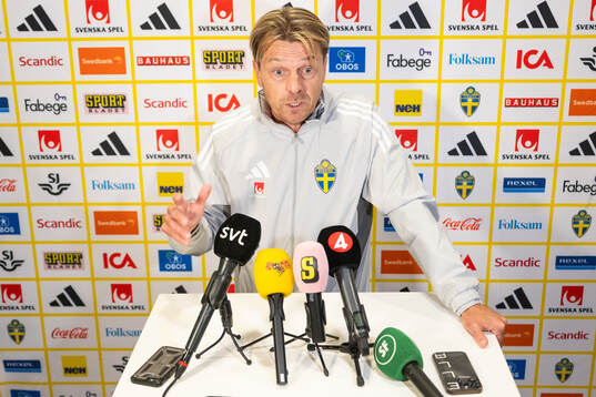 Head coach Tony Gustavsson of the Swedish women's national