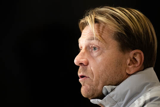 Head coach Tony Gustavsson of the Swedish women's national
