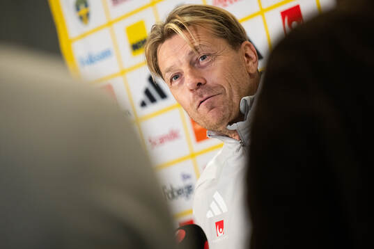 Head coach Tony Gustavsson of the Swedish women's national