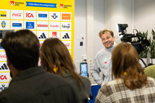 Head coach Tony Gustavsson of the Swedish women's national