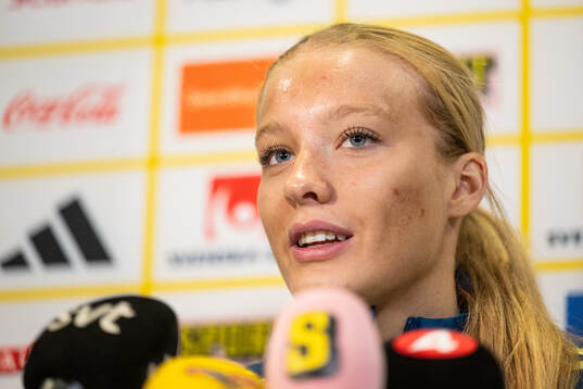 Smilla Holmberg of the Swedish women's national football
