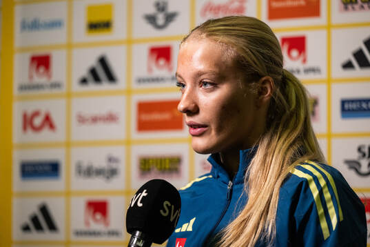 Smilla Holmberg of the Swedish women's national football