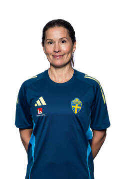 Medical doctor Mathilde Baekkevold of the Swedish women's