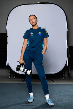 Content creator Emma Watson of the Swedish women's national
