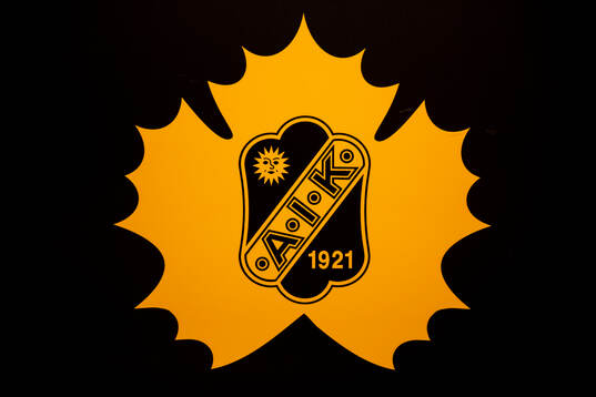 Skellefteås logga innan ishockeymatchen i SHL mellan