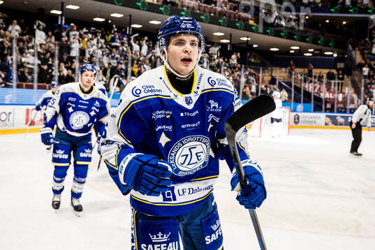Leksands Alexander Lundqvist jublar